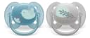 Philips Avent SCF091/15 Chupón Gris Y Azul 2 Piezas Ultra Soft
