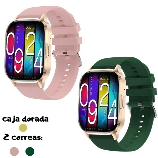 Product image https://www.tecniquero.com.mx/cdn/shop/files/smartwatch-s3-pro-rosa-y-verde_png.png?v=1724113449&width=600