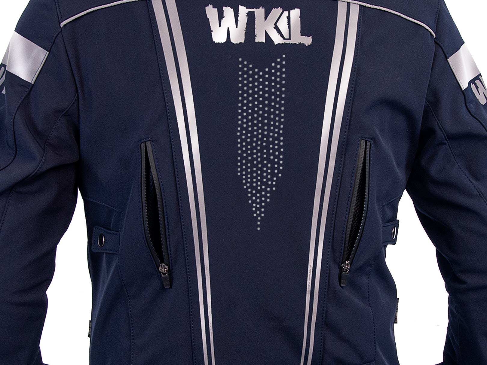 Chamarra motociclista hombre protecciones impermeable WKL Am — imagen 10