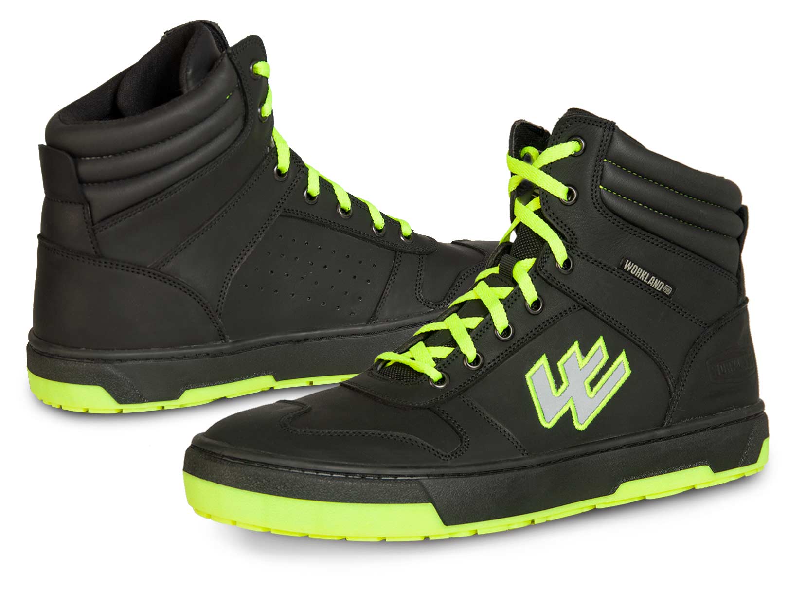 Tenis Bota Motociclista Hombre Moto Wkl 80203 Negro Verde — imagen 10