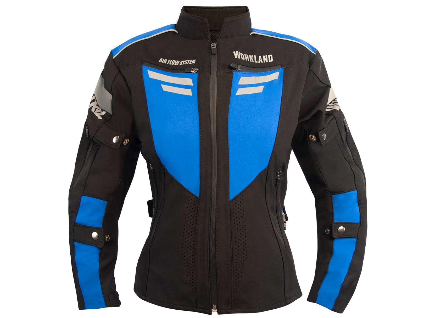 Chamarra moto mujer impermeable protecciones biker WKL 85 NA — imagen 8