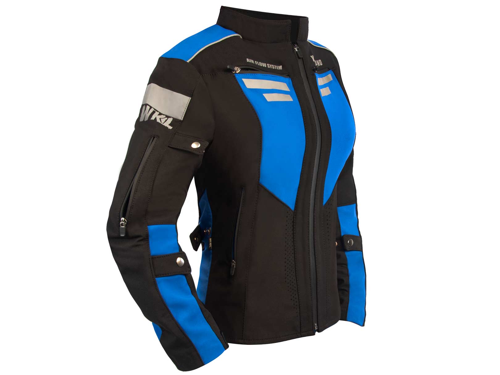 Chamarra moto mujer impermeable protecciones biker WKL 85 NA — imagen 9