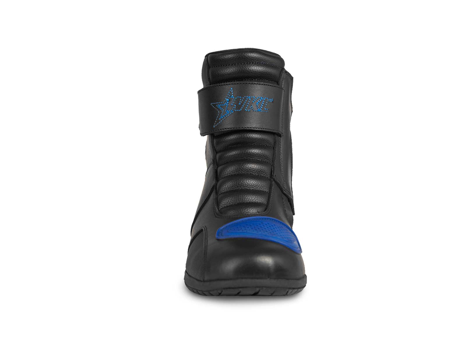 Botas hombre motociclista biker touring WKL 80008 Negro Azul — imagen 12