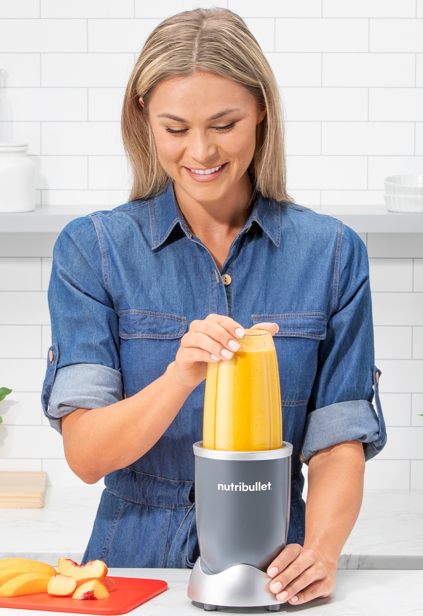 Procesador de Alimentos 6 Piezas 600W, Gris. Nutribullet — imagen 2