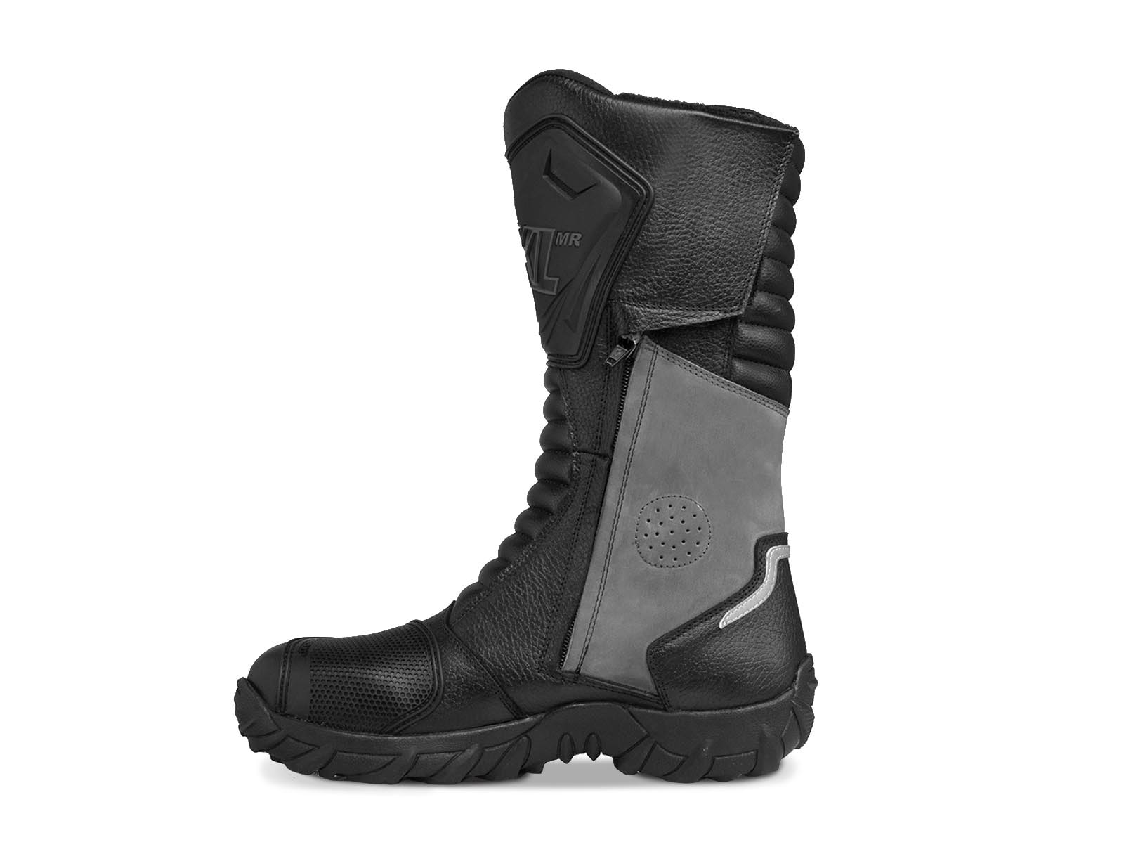 Botas Hombre Moto Biker Doble proposito Workland 76227 Gris — imagen 9