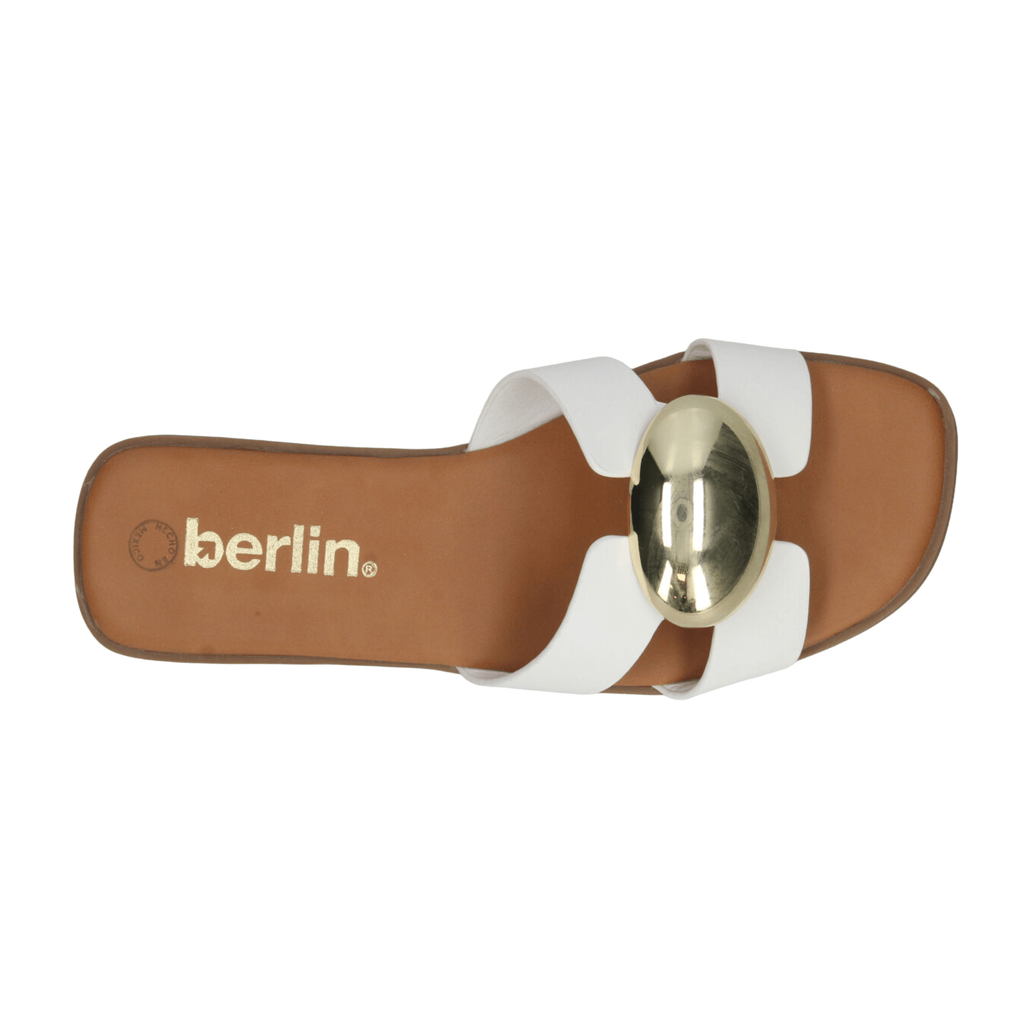 Sandalias Dama Berlin Blanco Casual Mujer — imagen 9