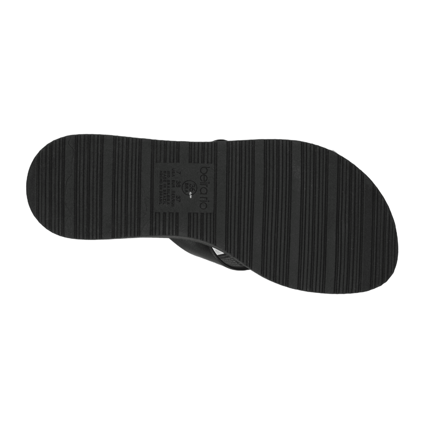 Sandalias Beira Rio Dama Negro Casual Para Mujer — imagen 10