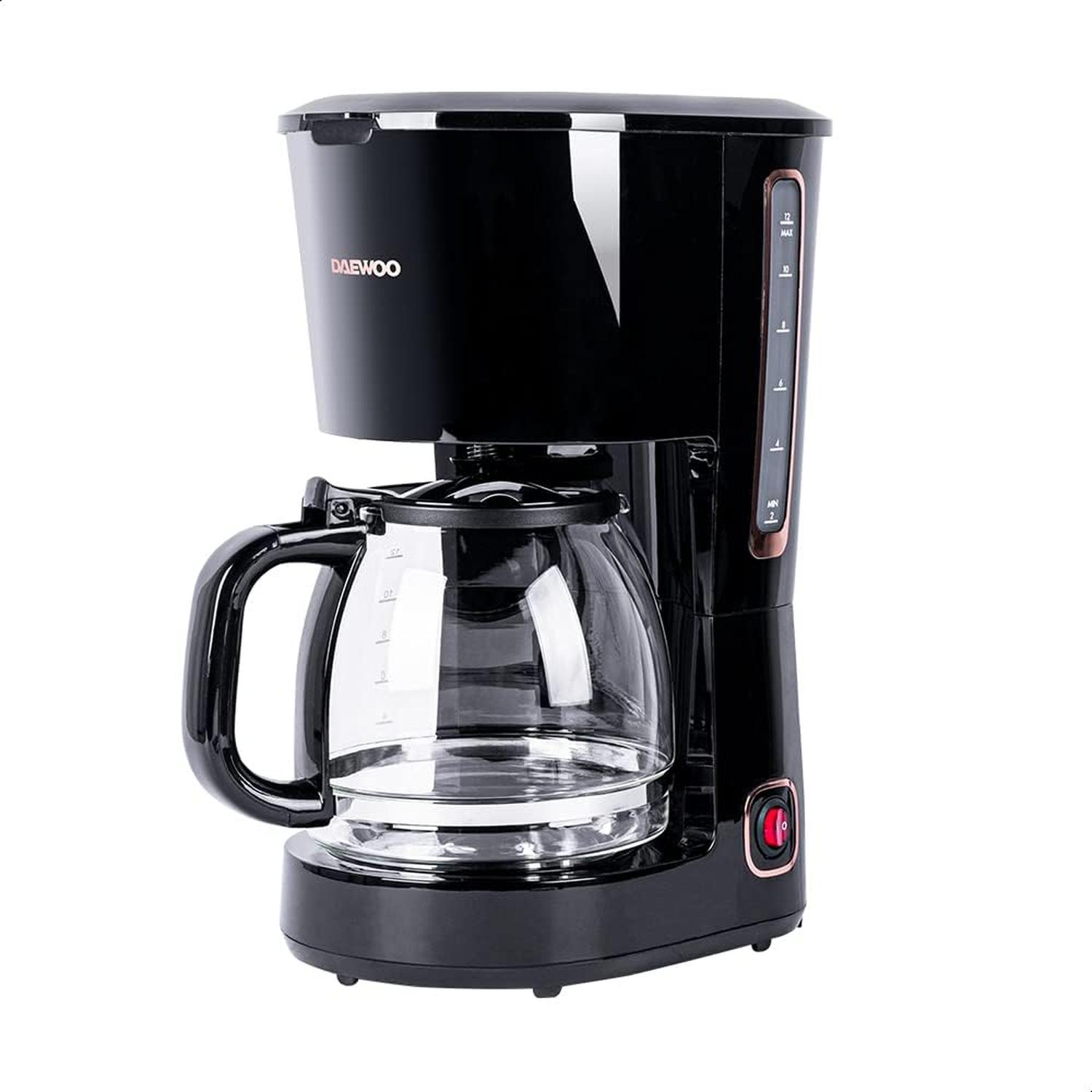 Cafetera Automática Daewoo 12 tazas con filtro reutilizable — imagen 1