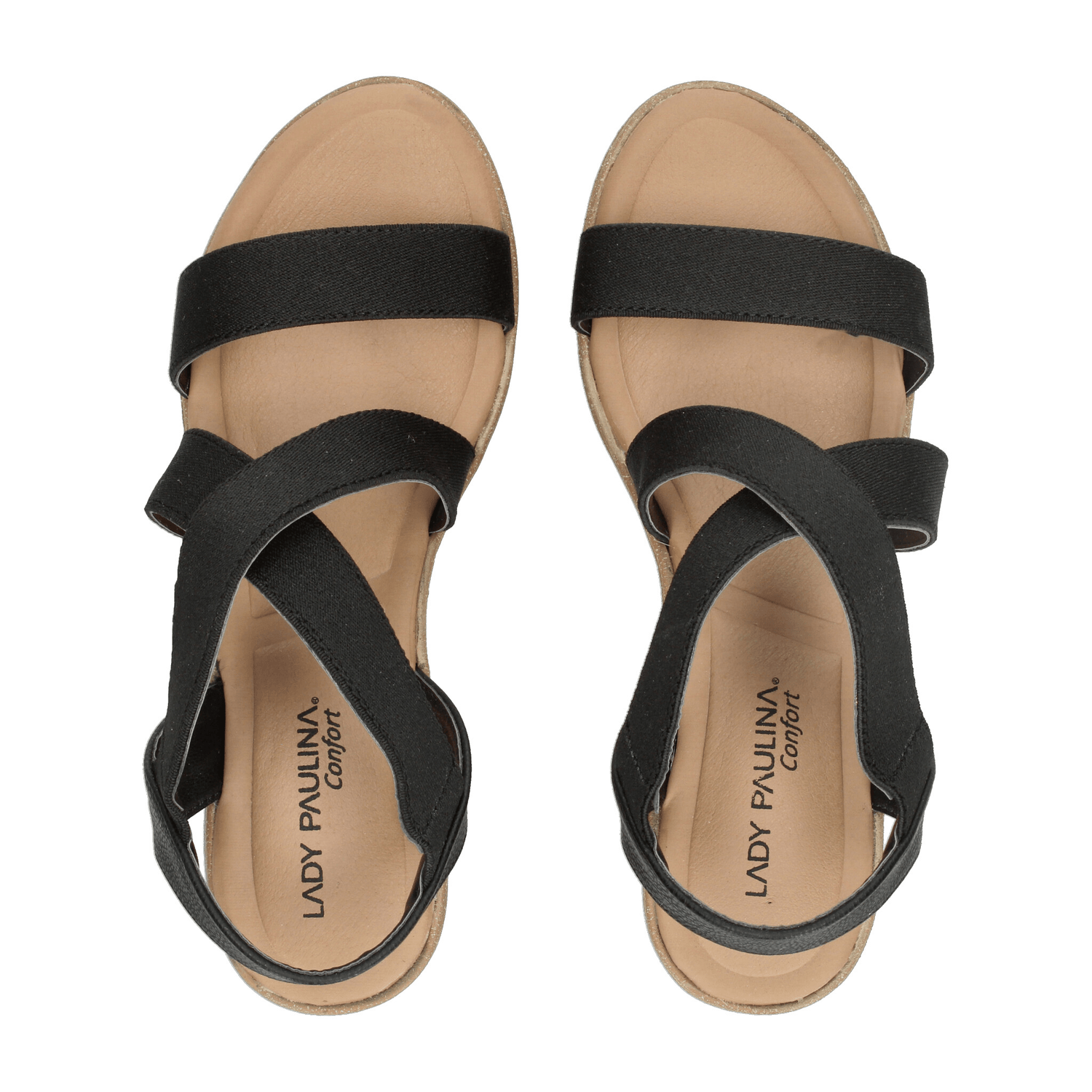 Sandalias Paulina Dama Casual Plataforma 6.5cm Negro Mujer — imagen 10
