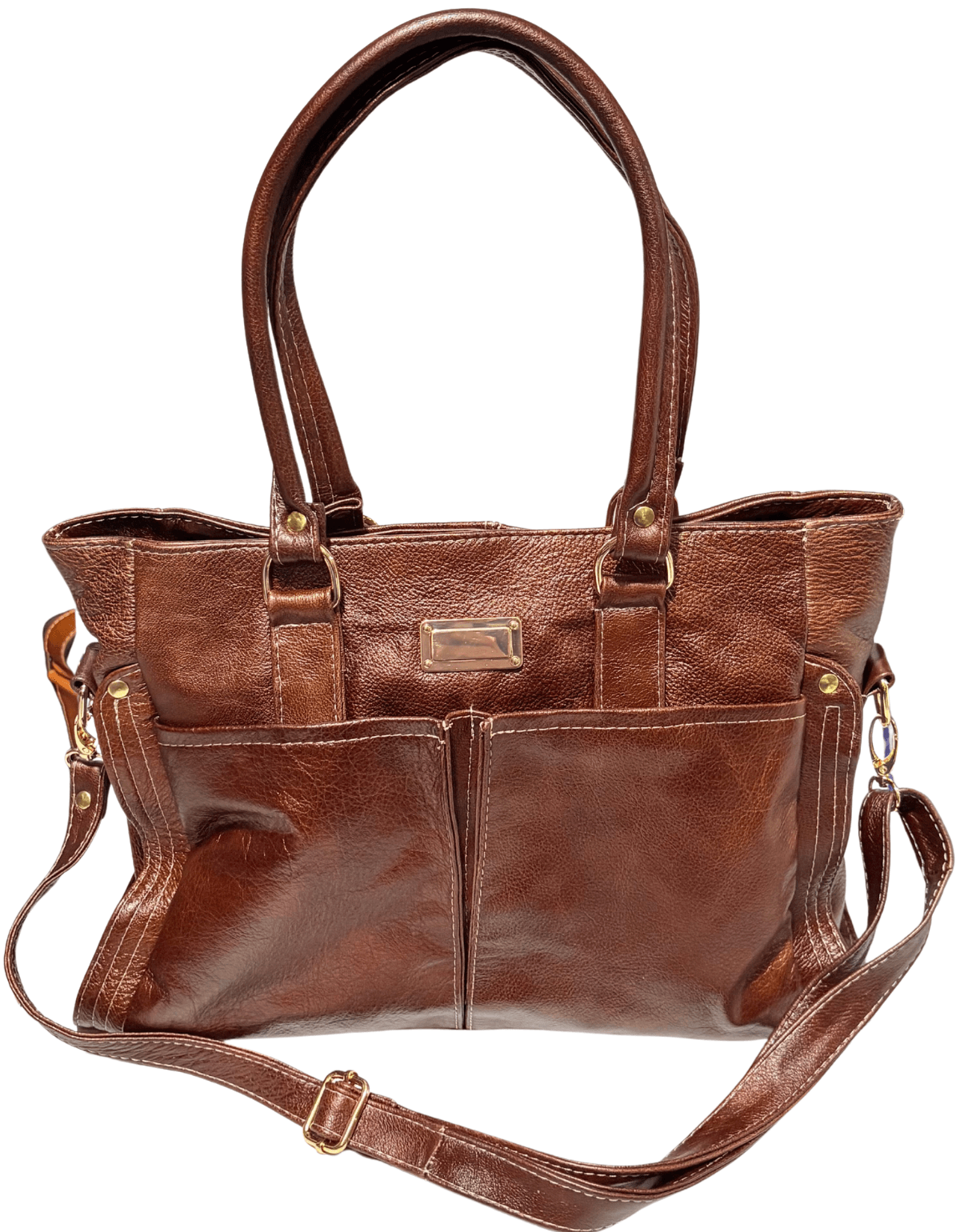Bolsa Piel Legitima Grande Para Mujer Jf10 — imagen 6