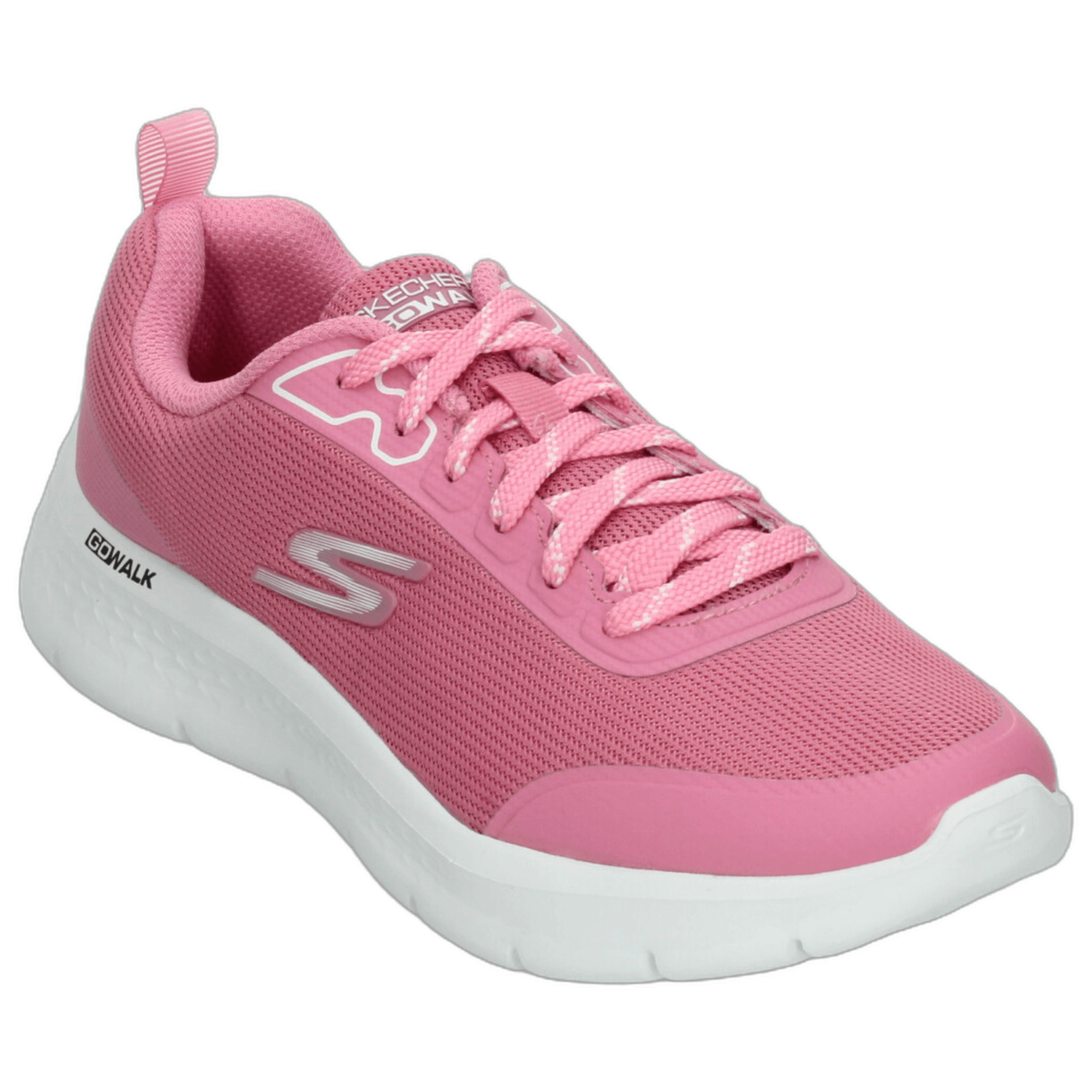 Tenis Skechers Go Walk Dama Rosa Deportivo Cintas Mujer — imagen 5
