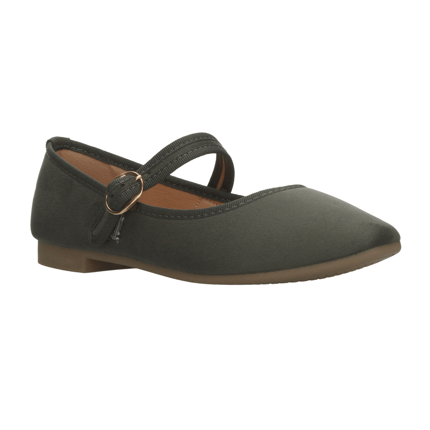 Flats Berlin Dama Olivo Casual Mary Jane Mujer — imagen 3