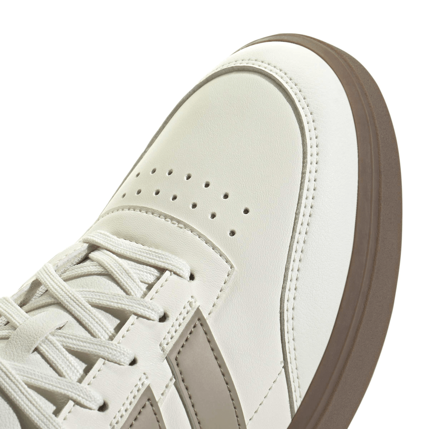 Tenis Adidas Courtblock-Core Hombre Beige Casual Para Caballero — imagen 6