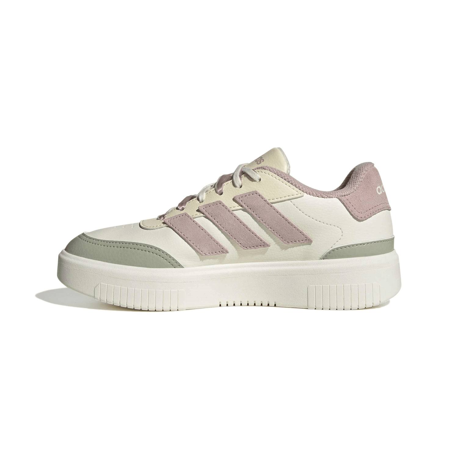 Tenis Dama Adidas Courtblock Bold Hueso Casual Mujer — imagen 5