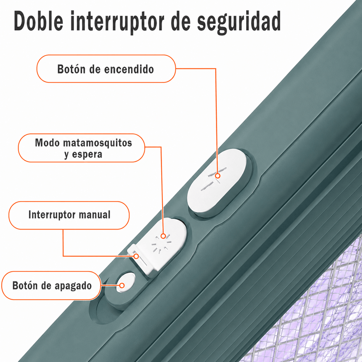 Raqueta Eléctrica para Insectos — image 7