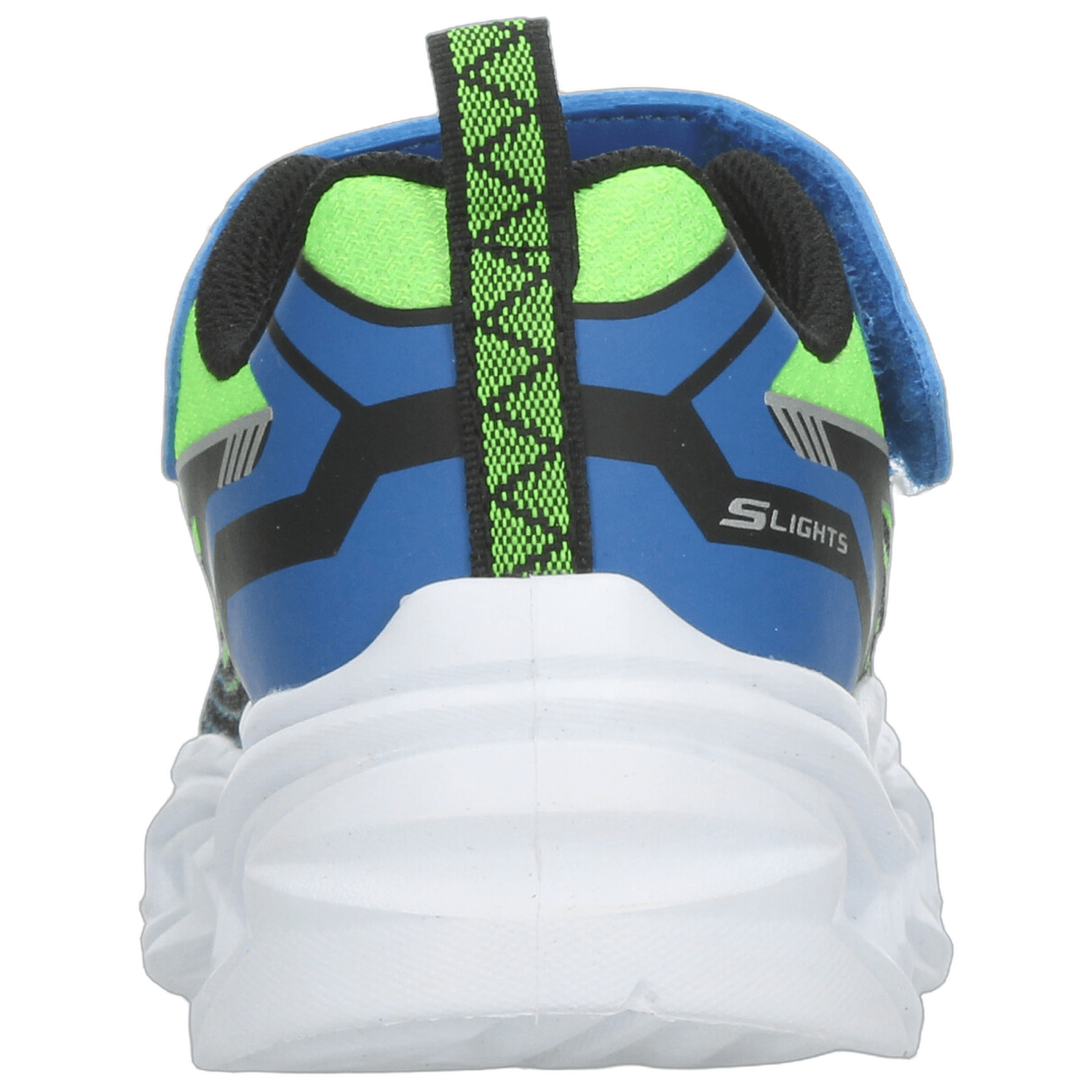 Tenis Niño Skechers S Lights Azul Casual Led Infantil T17-22 — imagen 8