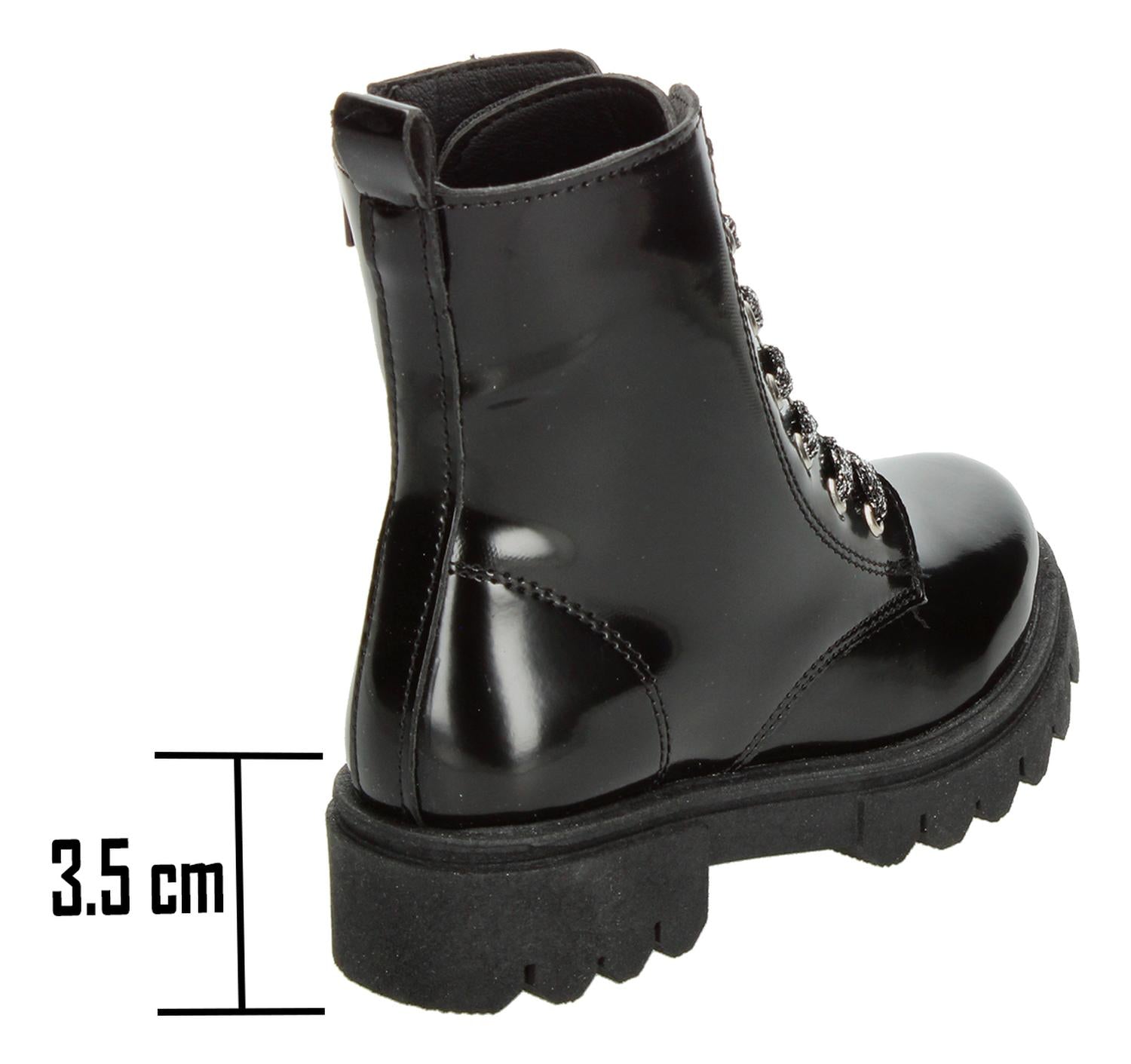 Bota Niña Jakuna Negro Casual Infantil T18-22 — imagen 4