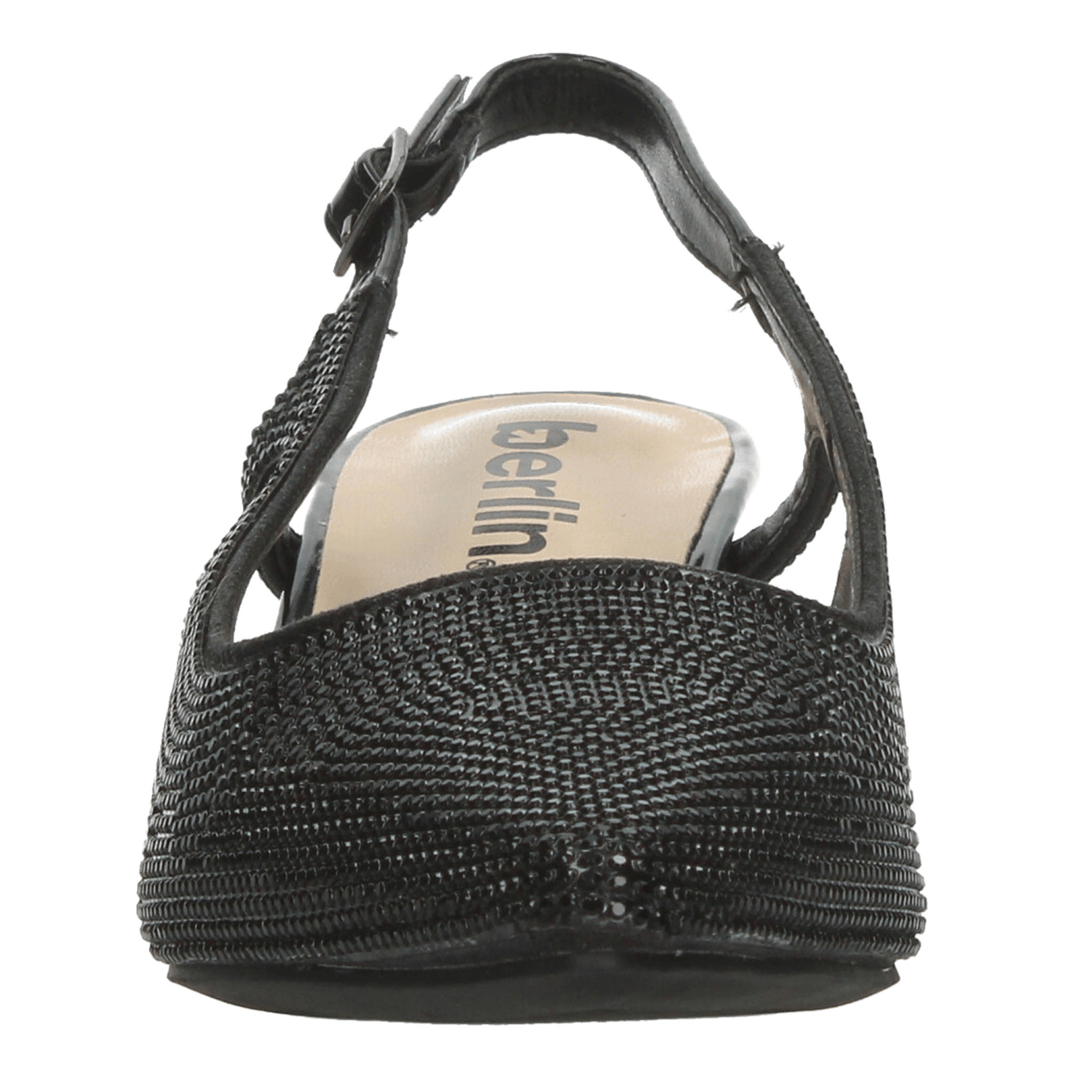 Zapatillas Berlin Dama Negro Fiesta Formal Slingback Mujer — imagen 7