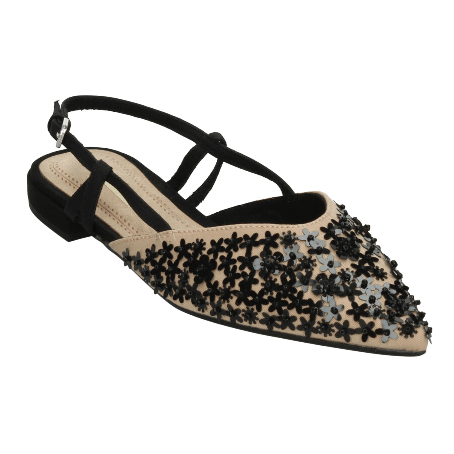 Flats Corina Dama Casual Negro Mujer — imagen 4