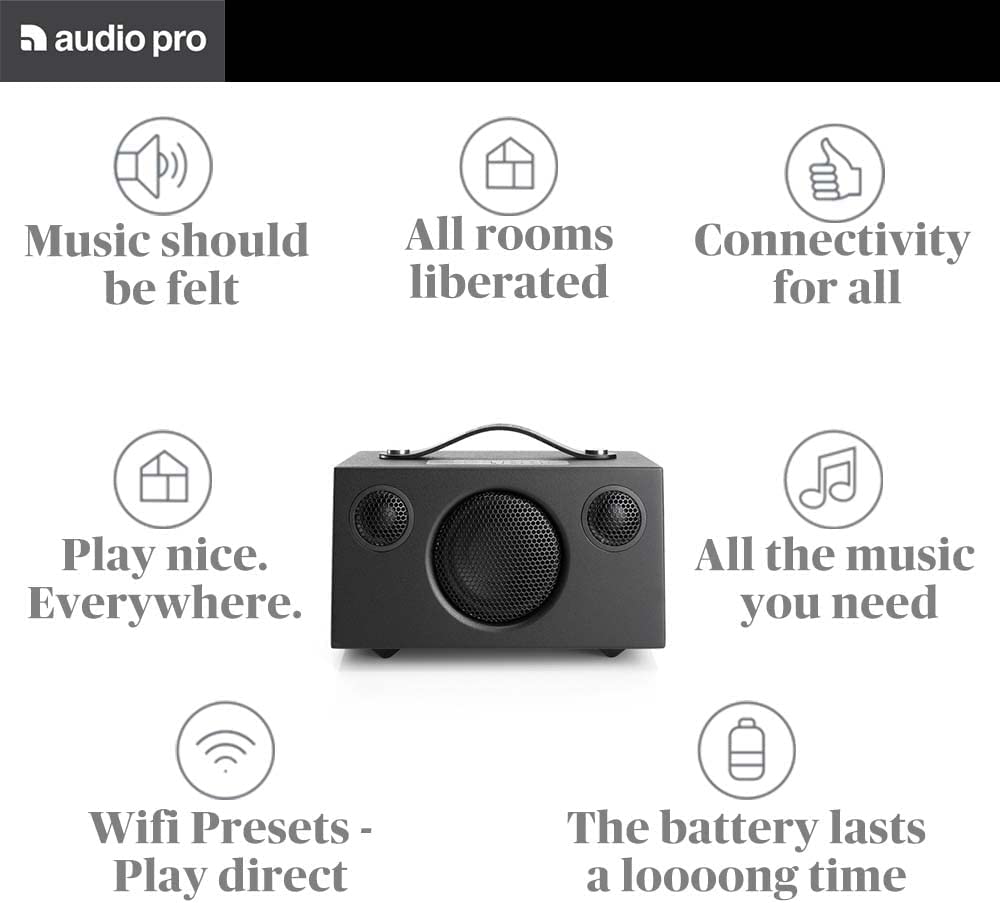 Bocina Inalámbrica Audio Pro Addon C3 - Negro — imagen 6