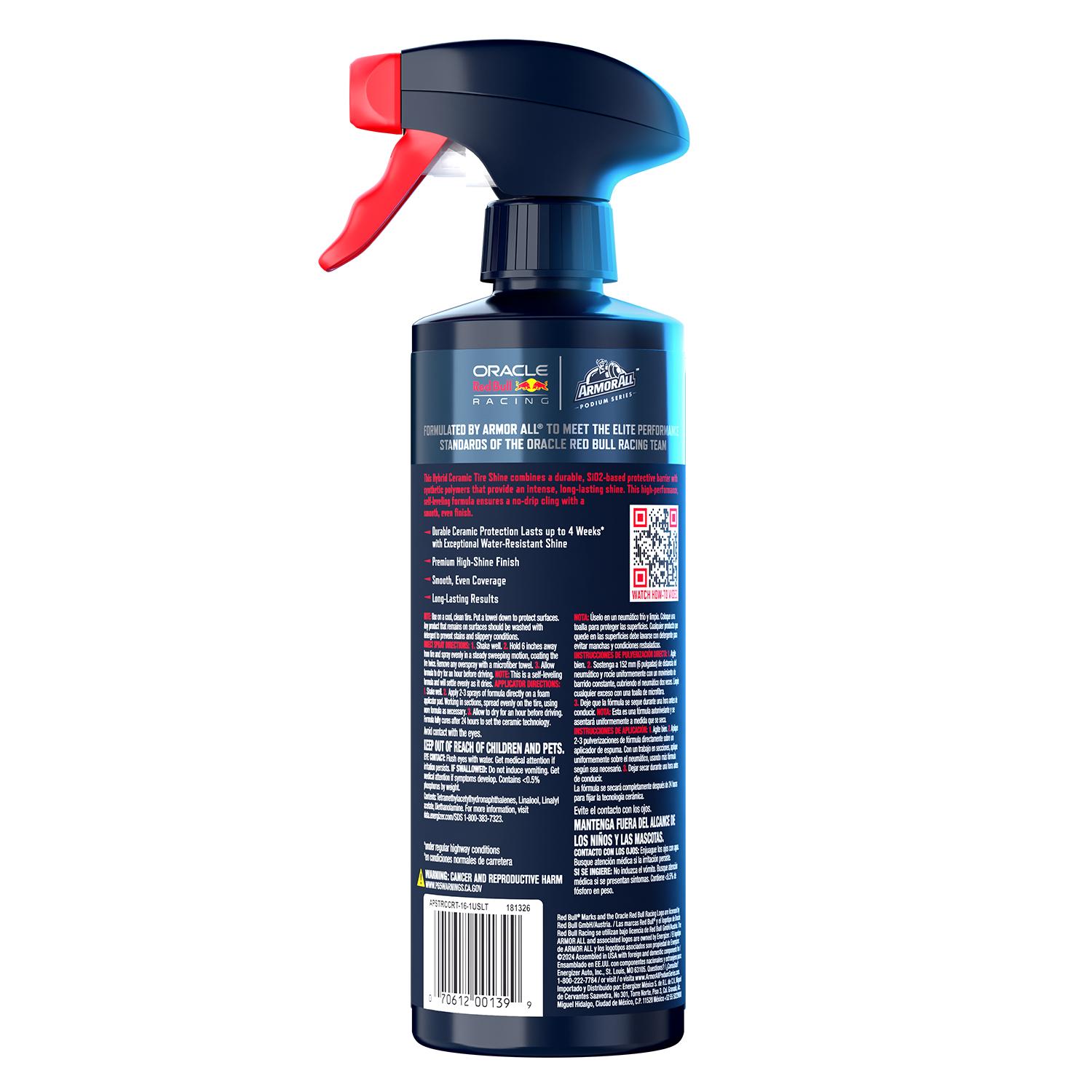 PROTECTOR BRILLO CERAMICO HIBRIDO LLANTAS ARMOR ALL RED BULL — imagen 3