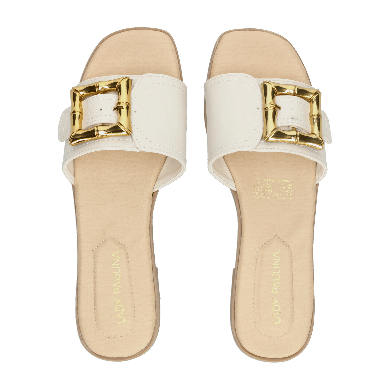 Sandalias Paulina Dama Piso Casual Latte Mujer — imagen 10