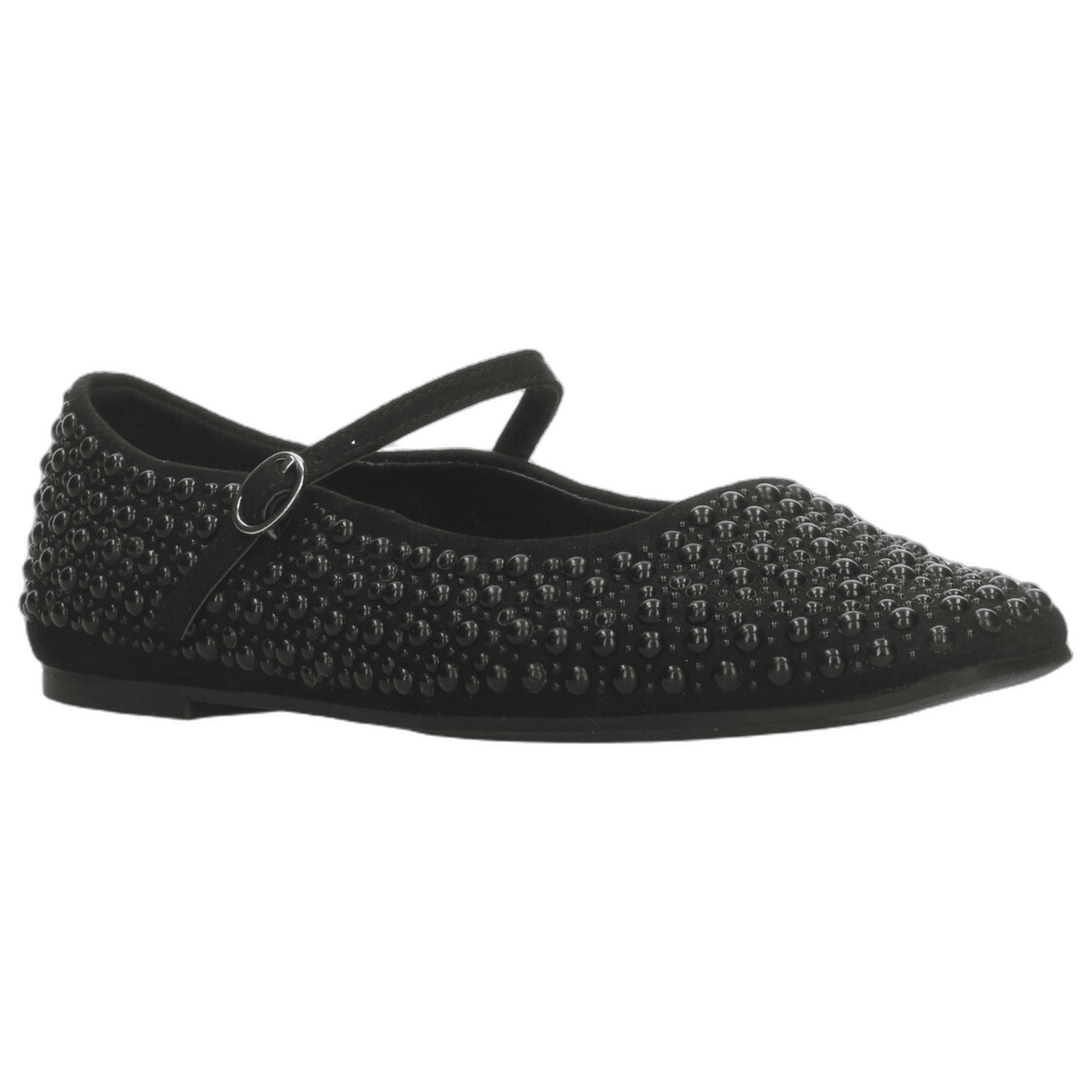 Flats Perugia Dama Negro Mary Jane Para Mujer — imagen 3