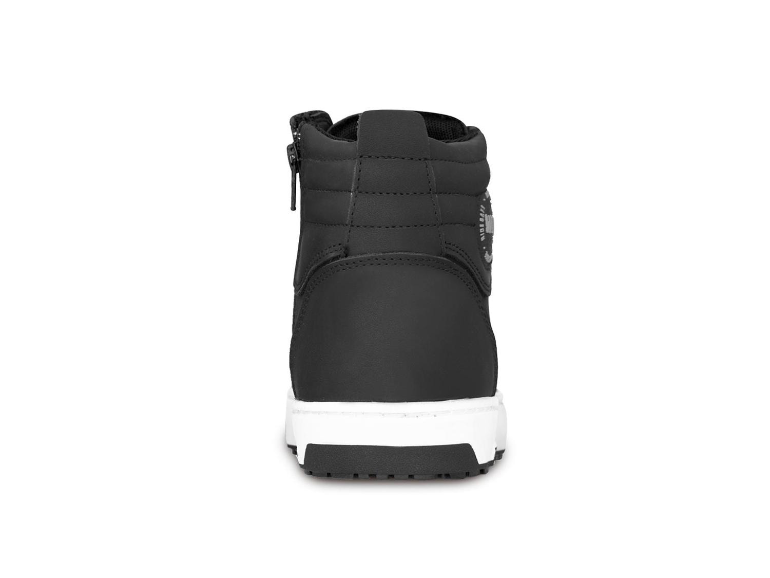 Botin tenis hombre motociclista biker bota WKL 80200 Negro — imagen 6