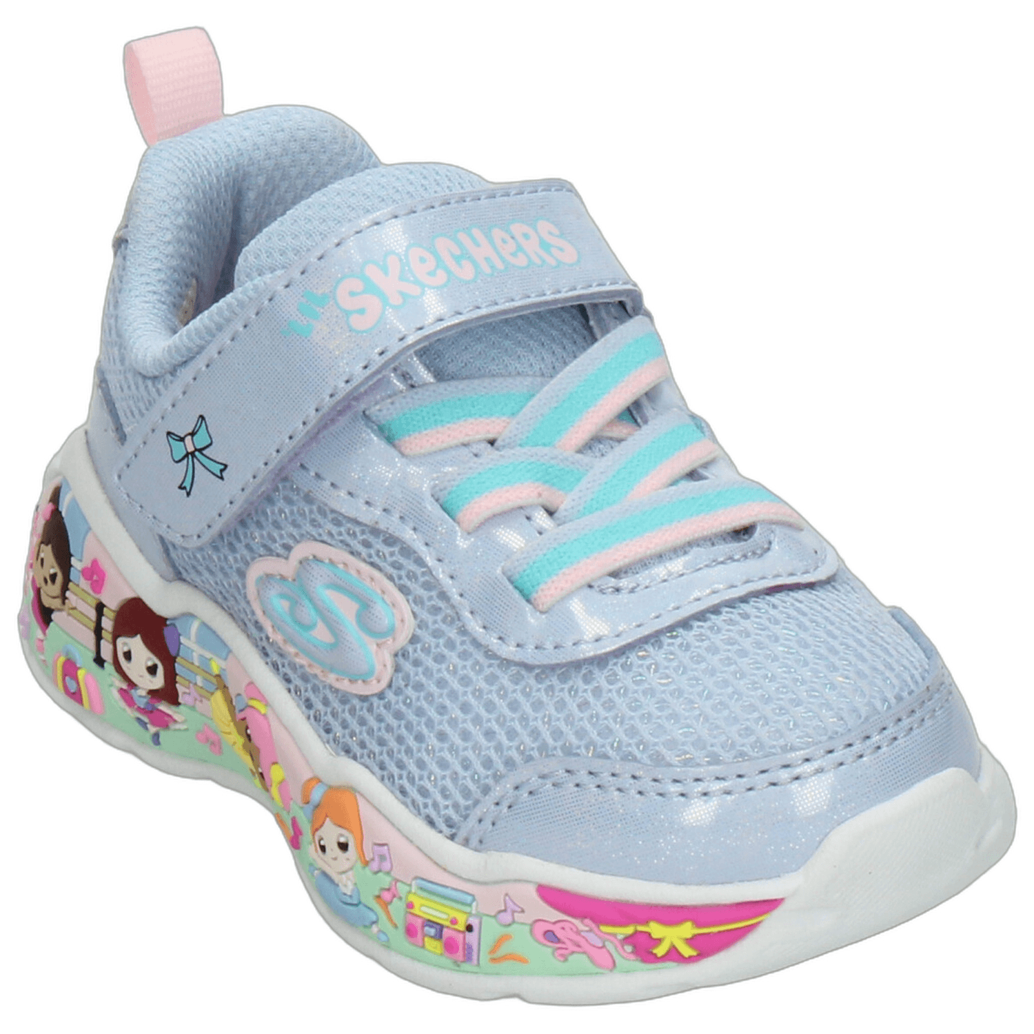 Tenis Niña Skechers Play Scene Azul Deportivo Infantil T11-16 — imagen 5