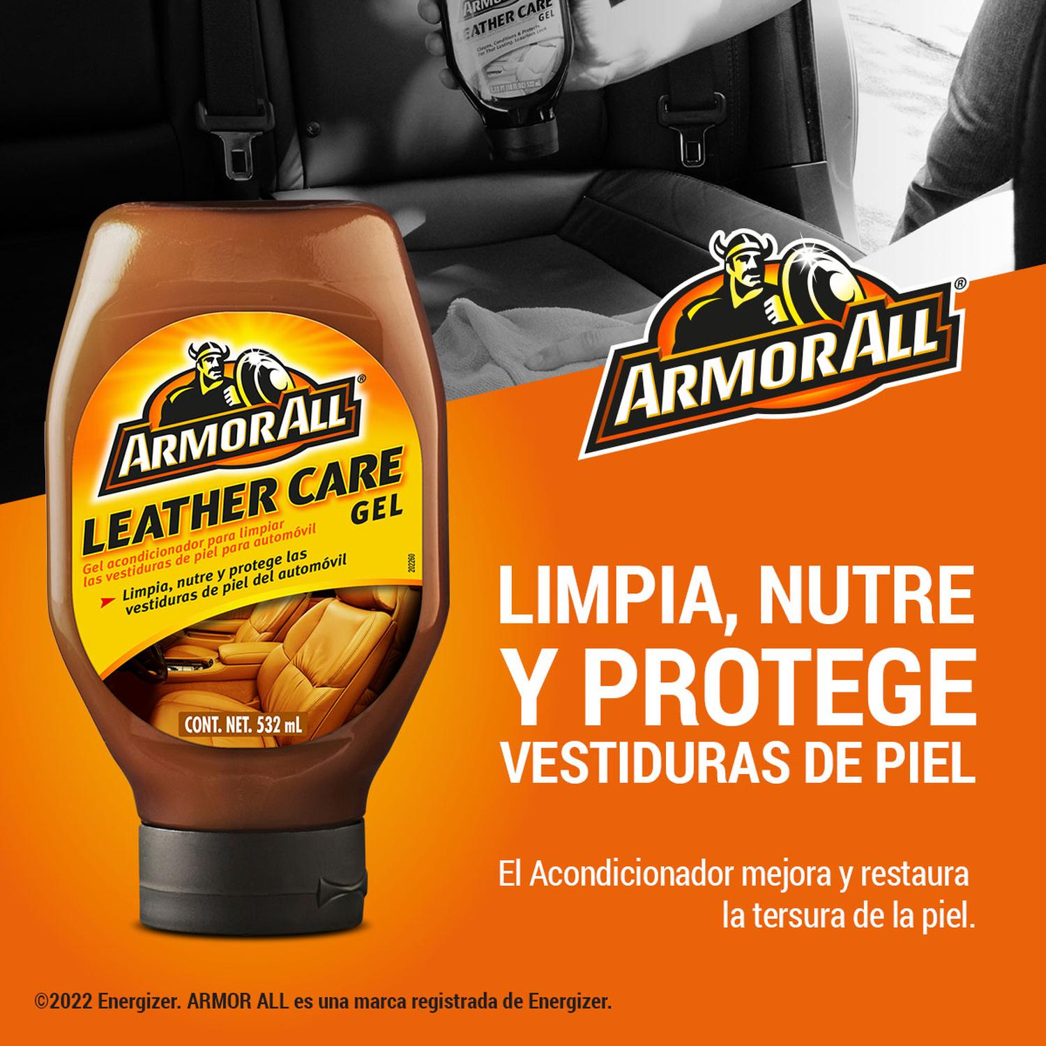 Gel Acondicionador Armor All Limpia Nutre Protege Piel Cuero — imagen 2