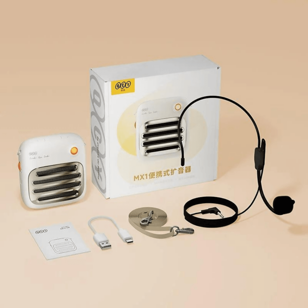 Bocina QCY Bluetooth con Diadema Amplifica Voz, Música, Batería hasta 28 Horas. — imagen 2