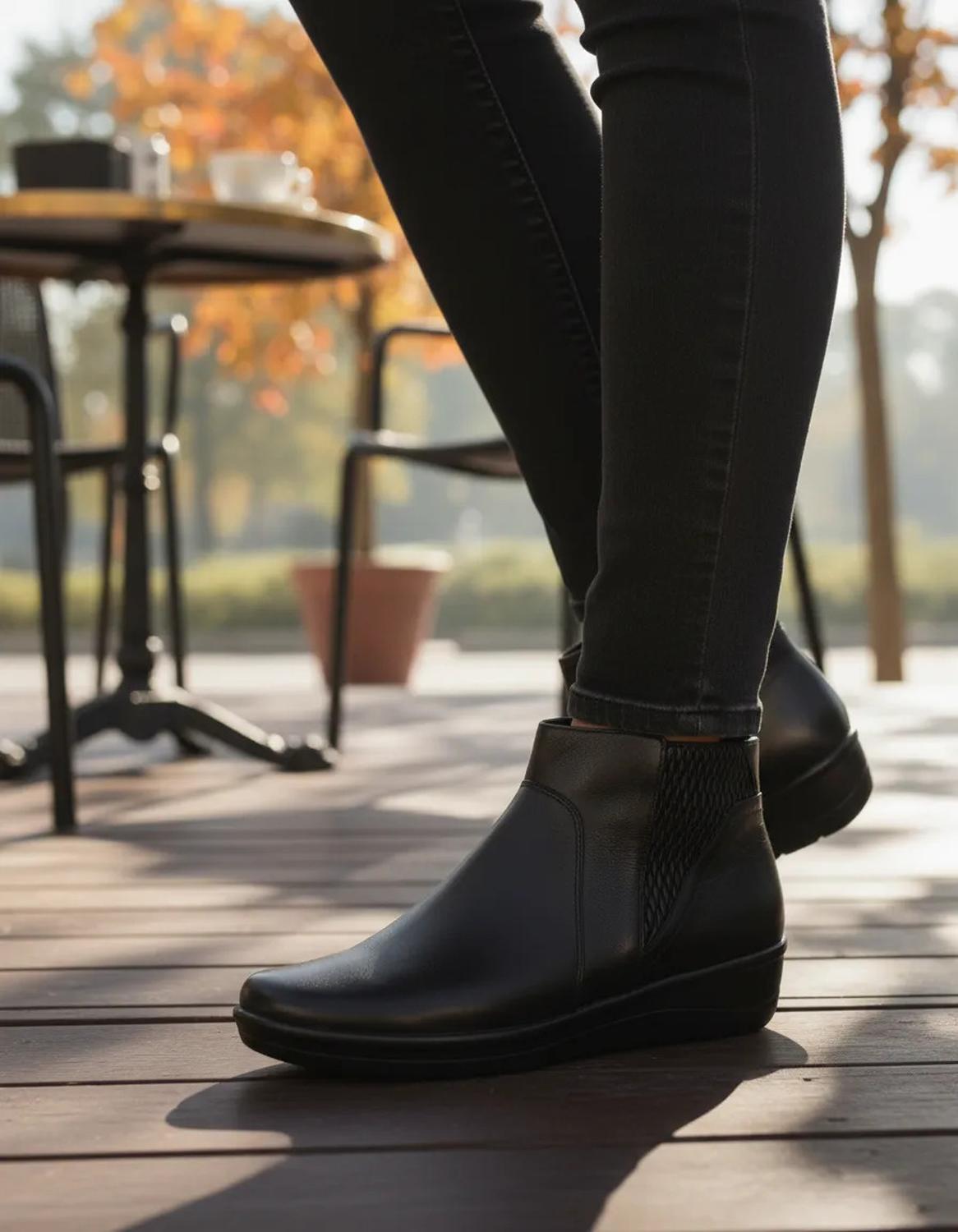 Bota Calzado Pazstor Dama Confort Piel Borrego 1010276 — imagen 1