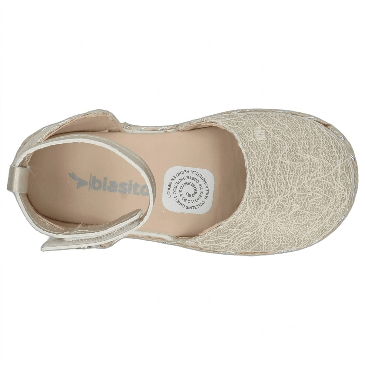 Alpargatas Blasito Niña Casual Dorado Infantil T15-18 — imagen 8