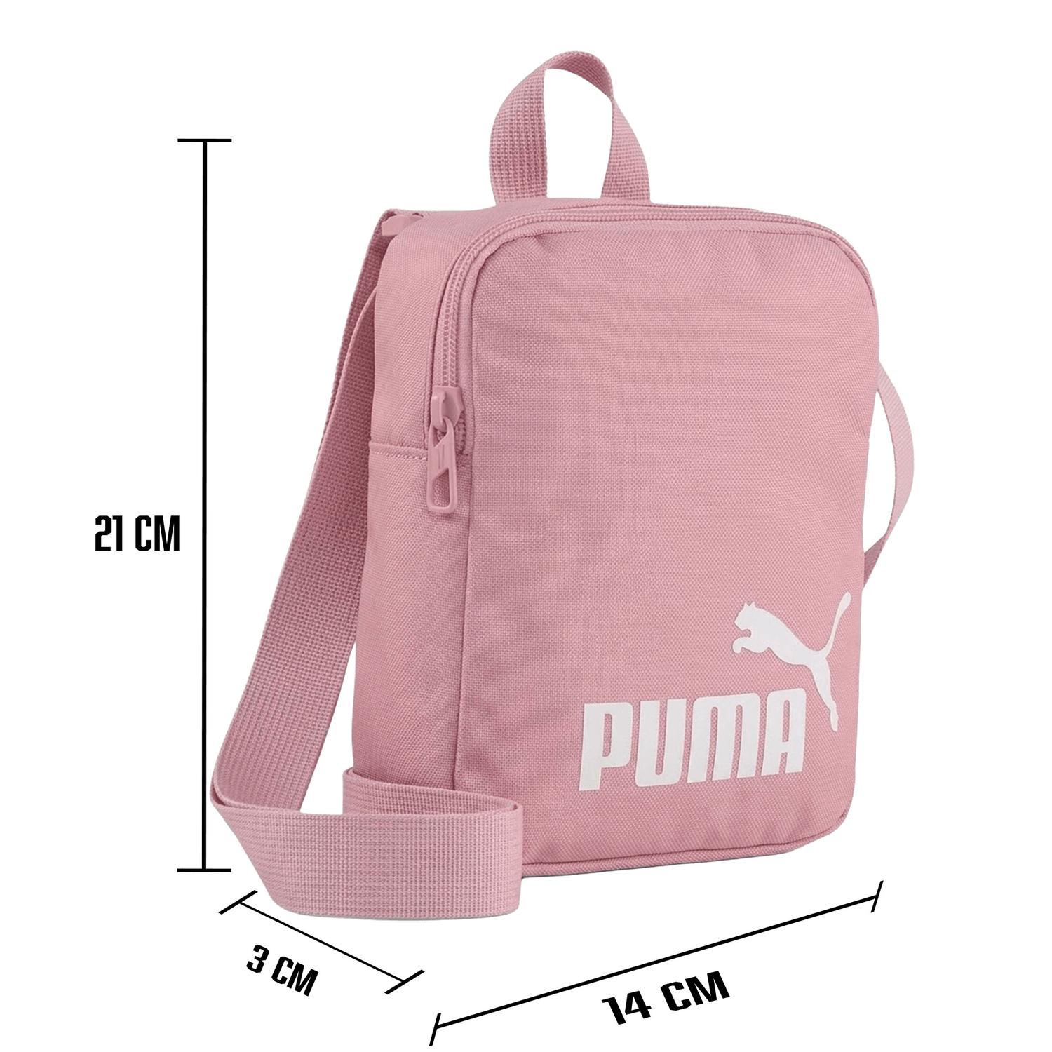 Bolsa Puma Portable Dama Rosa Casual Crossbody Mujer — imagen 5