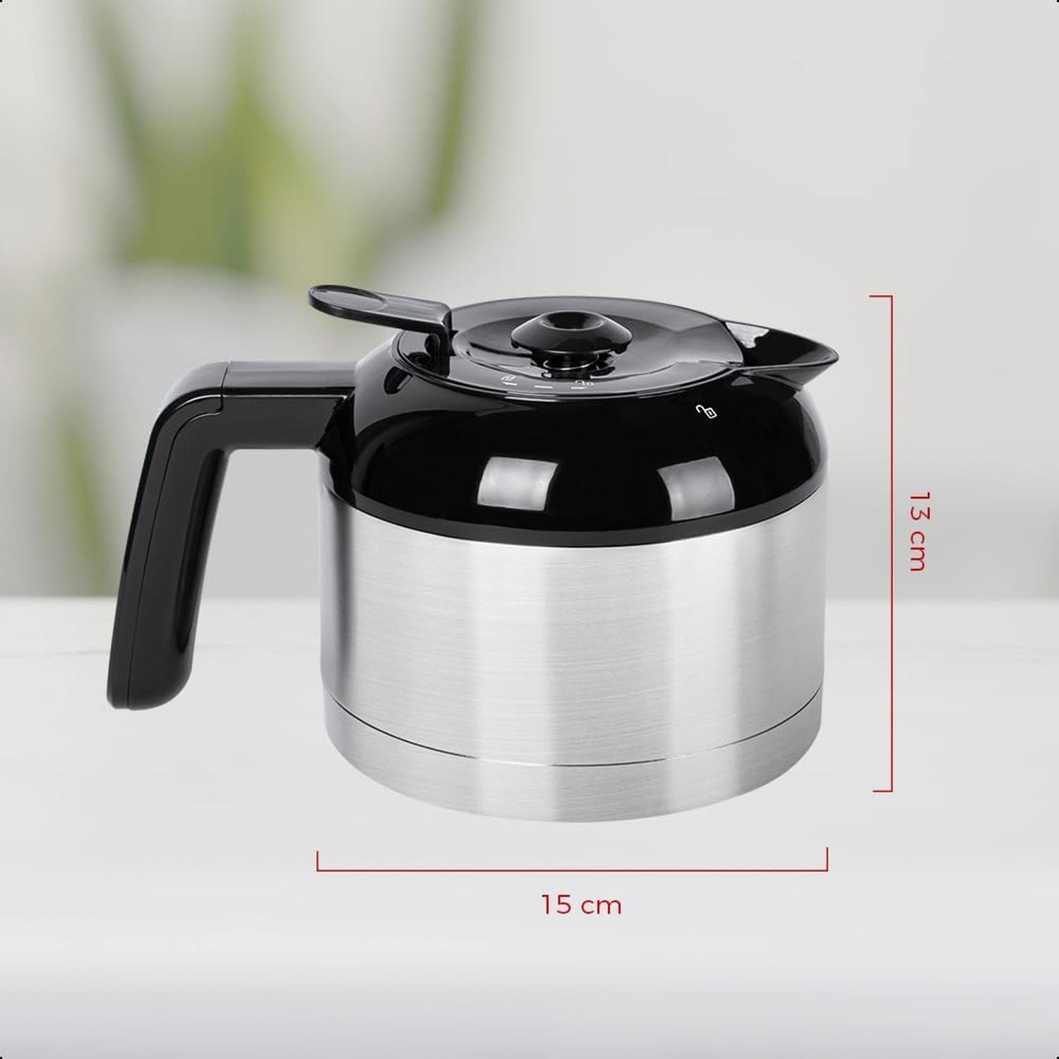 Cafetera con Molino de Café 2 en 1 Daewoo DCM-1989 8 Tazas — imagen 6