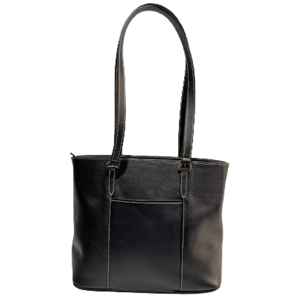 Bolsa Tote Flex De Cuero Mujer Con Cierre — imagen 5