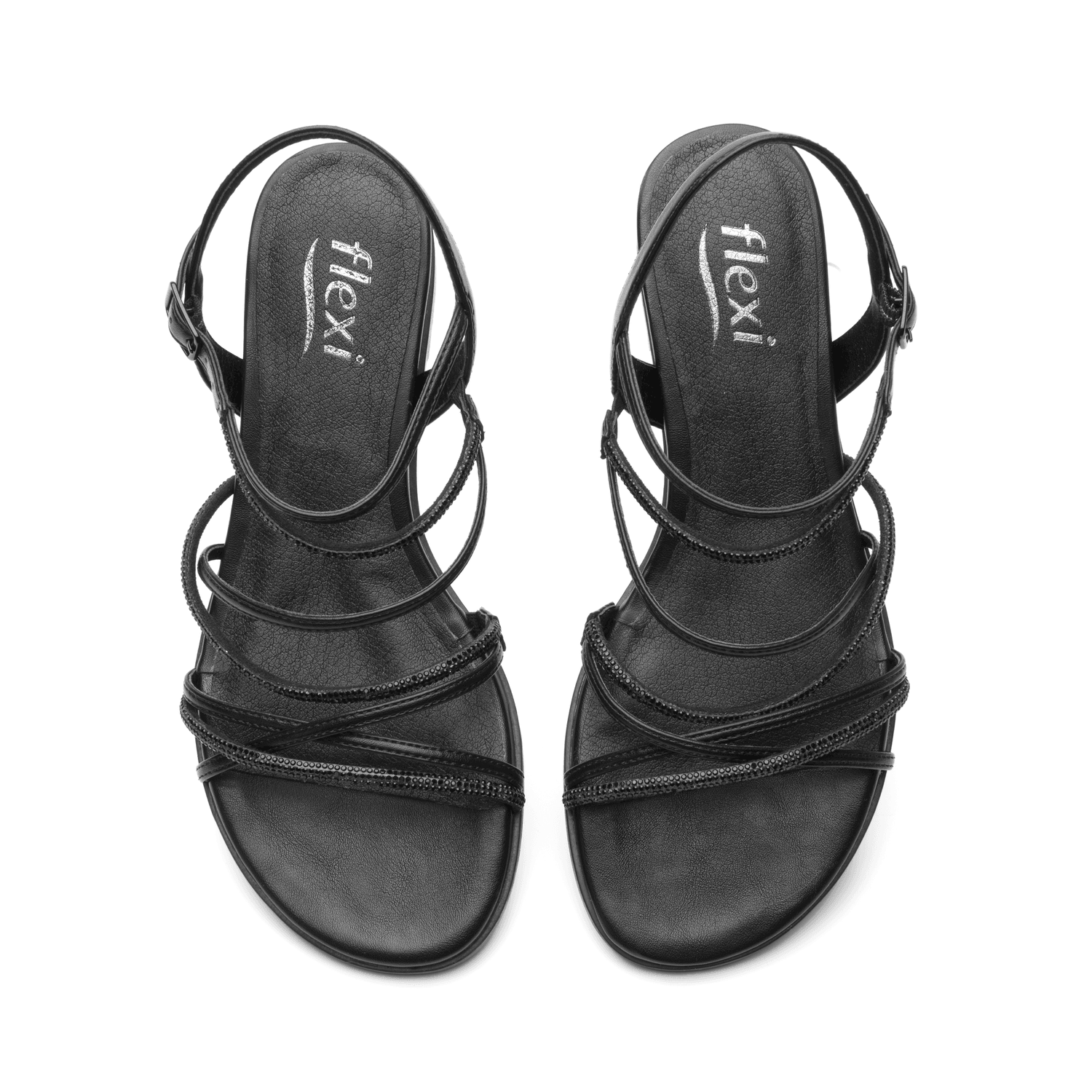 Sandalias Dama Flexi Negro Casual Mujer — imagen 9