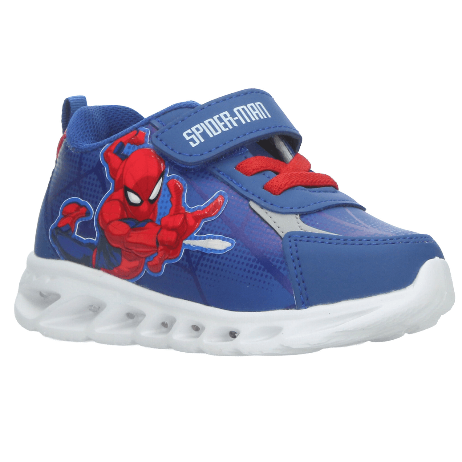 Tenis Marvel Spiderman Niño Casual Led Azul Infantil T18-22 — imagen 2