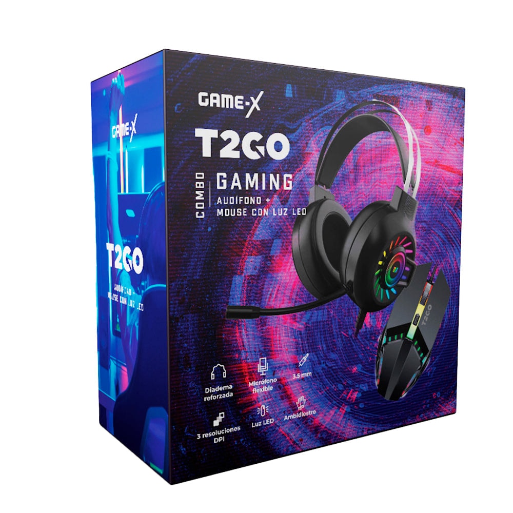 Kit Audífonos y mouse T2GO GameX 2 en 1 — imagen 6