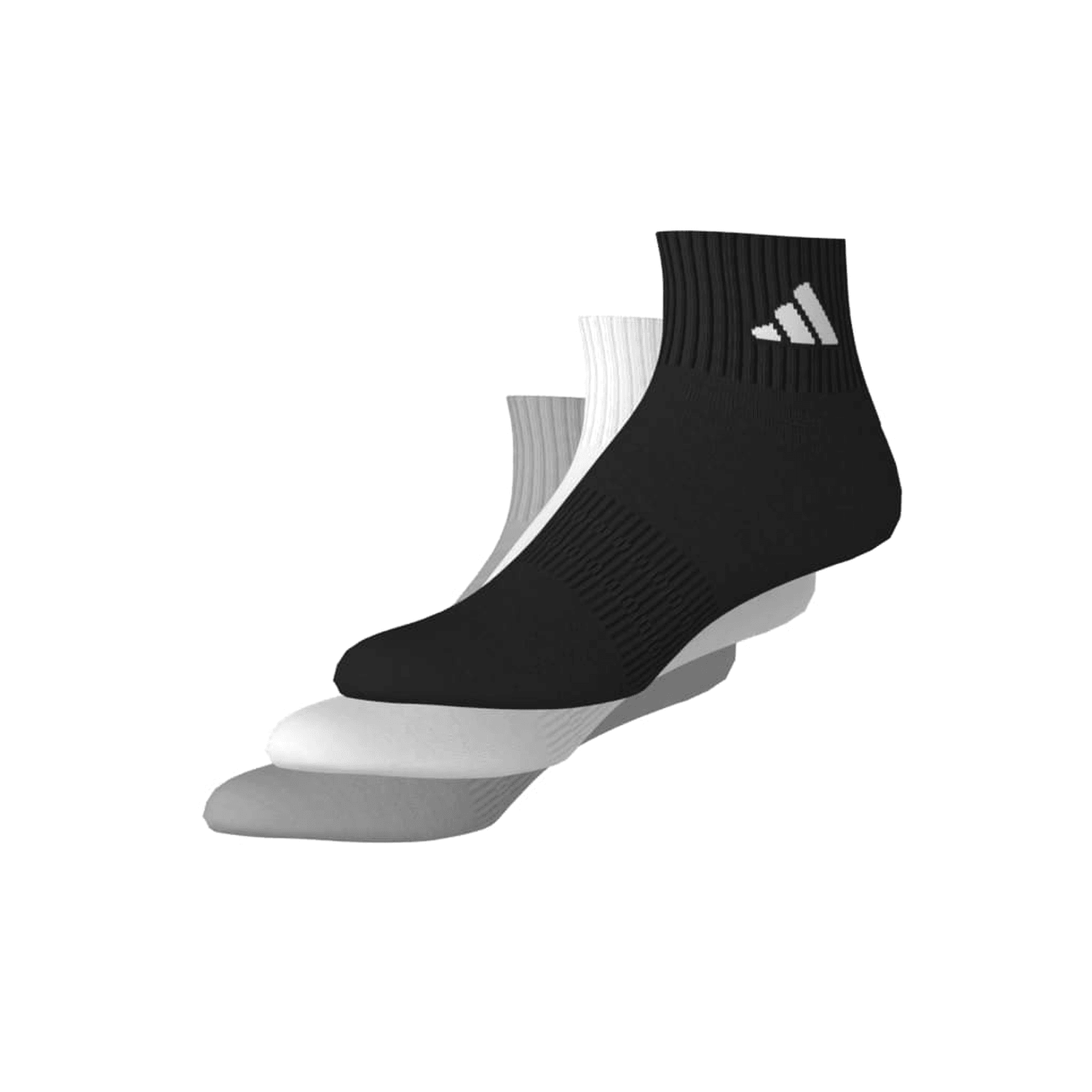 Calcetines Adidas Neutros Deportivos 3 Pares Tobillo Multicolor Unisex — imagen 9