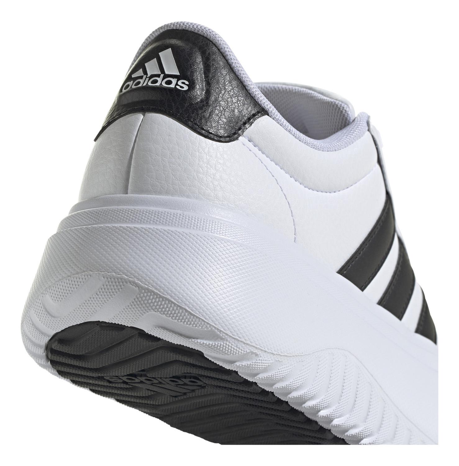 Tenis Dama Adidas Grand Court Blanco Casual Plataforma Mujer — imagen 6