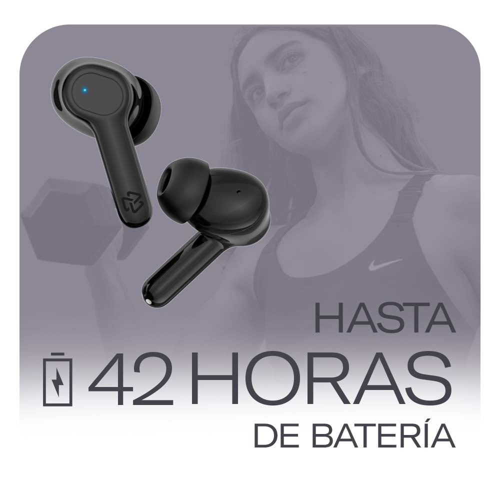 Audífonos Inalámbricos Tws One Pro STF 42hrs Uso Ultra ANC 6 Micrófonos Protección IPX4 — imagen 9
