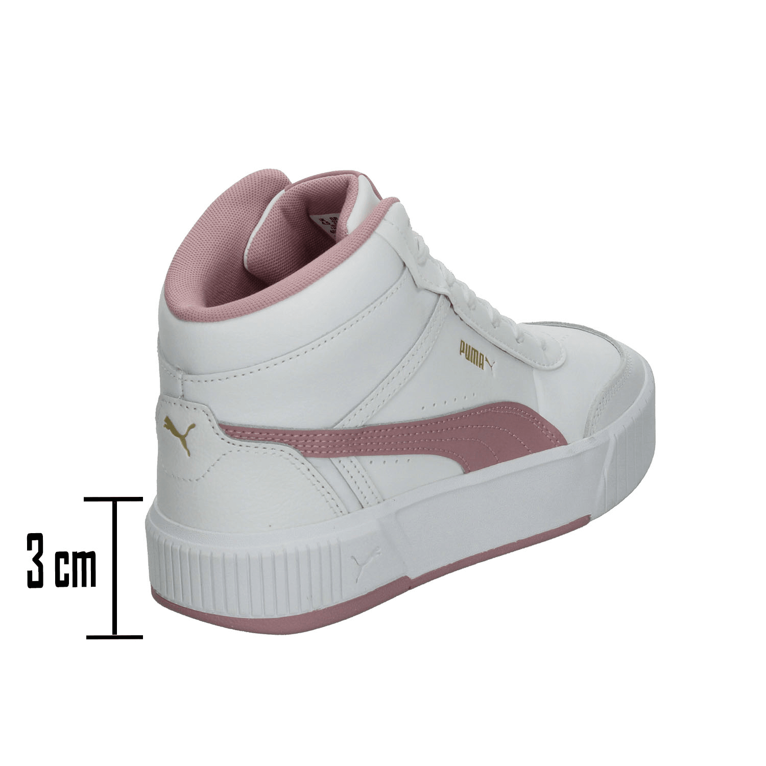 Tenis Dama Puma Carina Mia Blanco Casual Mujer — imagen 4