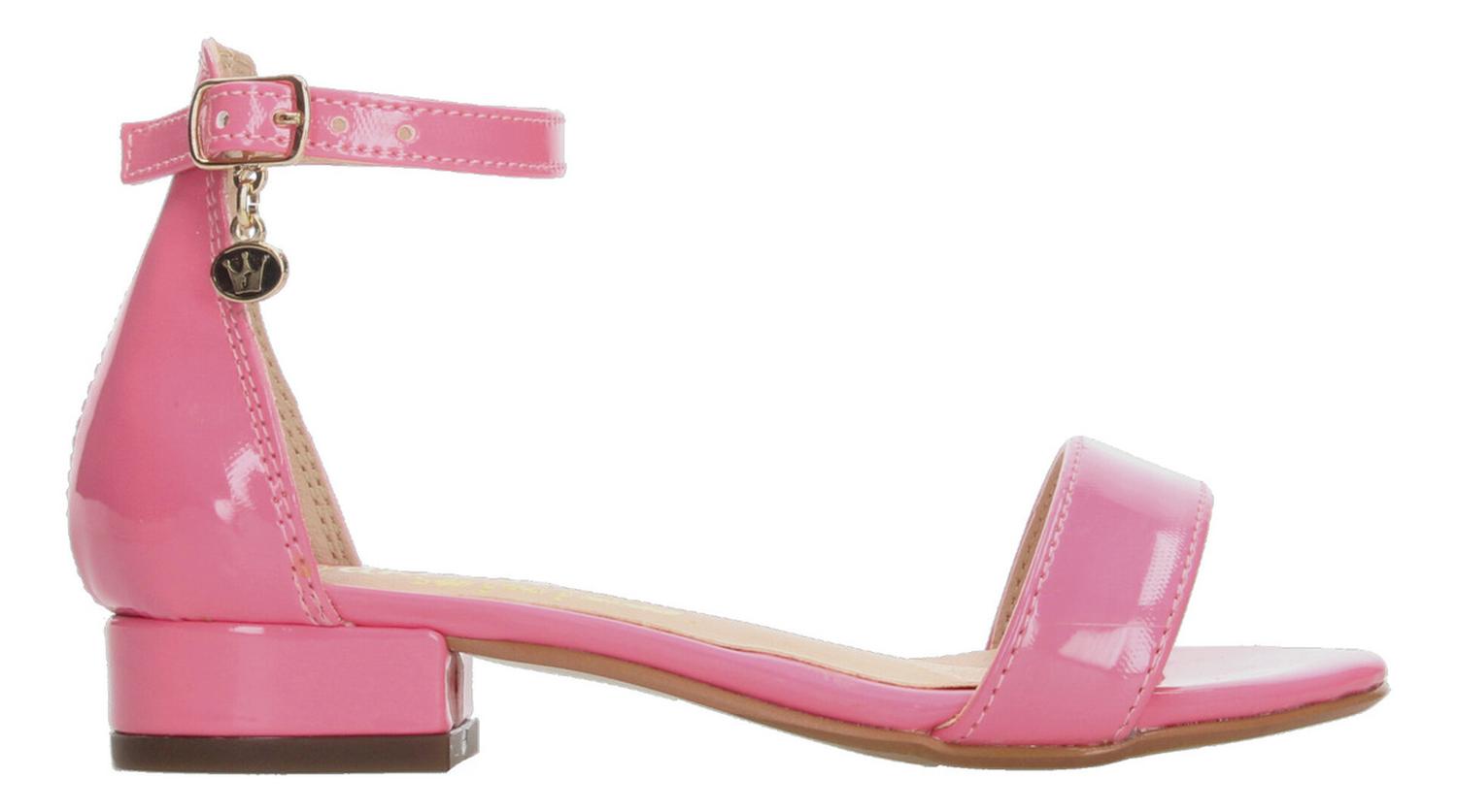 Sandalias Jakuna Niña Tacón Bajo Hebilla Casual Rosa Infantil T18-24 — imagen 1