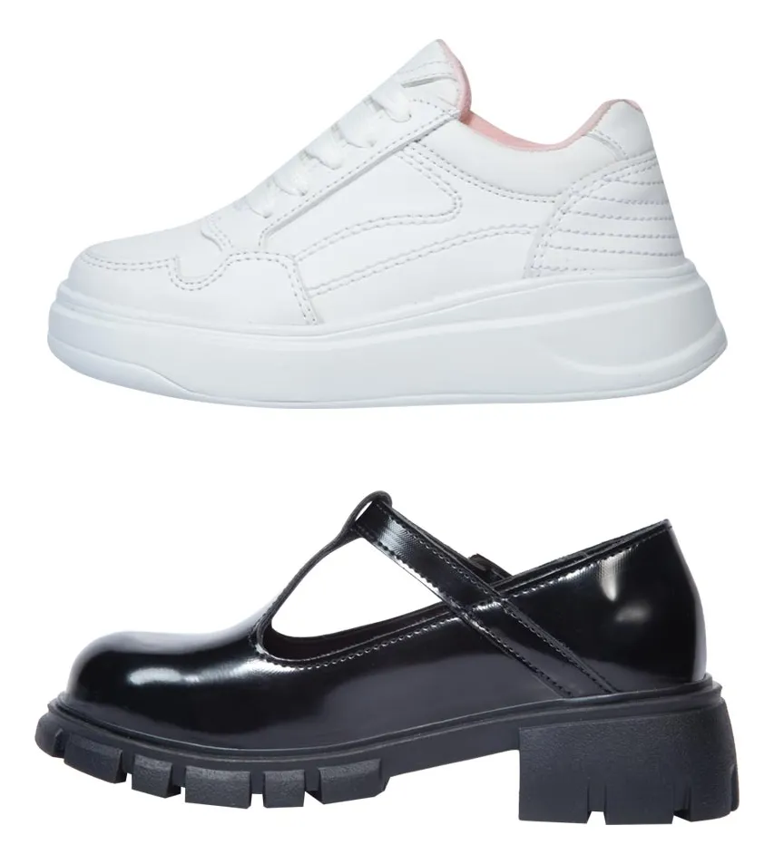 Zapato Escolar Mirage Niña Y Tenis Liso 1175958 — imagen 20