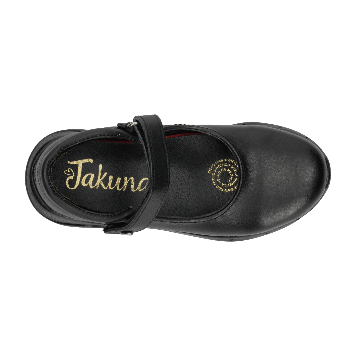 Zapato Jakuna Niña Escolar Colegio Negro Infantil T18-22 — imagen 8