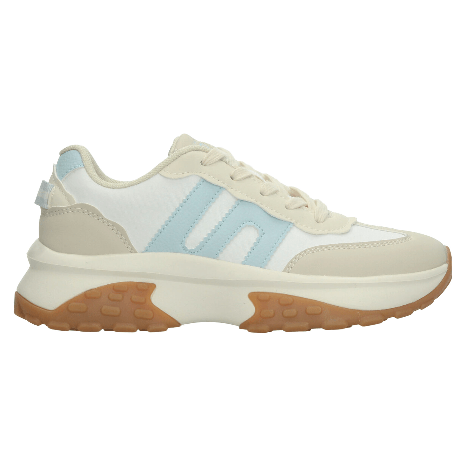 Tenis Ozono Dama Blanco Azul Casual Para Mujer — imagen 2