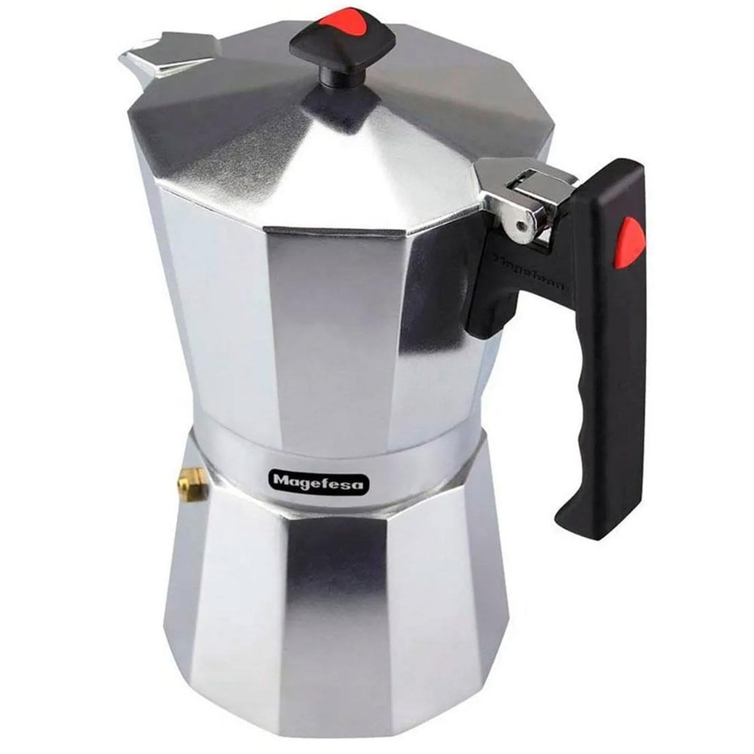 Cafetera Tetera Italiana Magefesa Colombia 9 Tazas Plata — imagen 2