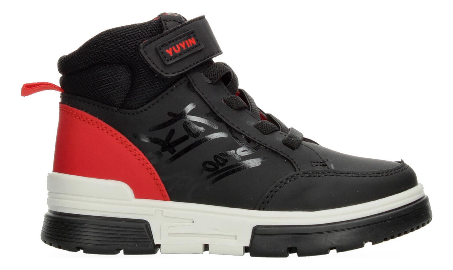 Bota Niño Yuyin Negro Casual Infantil T18-26 — imagen 2