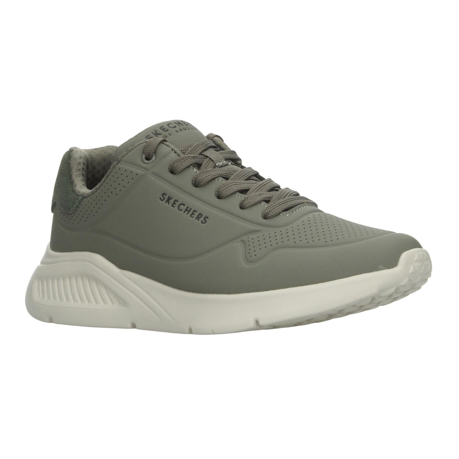 Tenis Skechers Uno Hombre Verde Oliva Casual Para Caballero — imagen 3